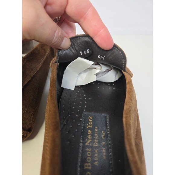 To Boot New York Mitchum Brown Suede Moc Toe Penny Loafer Driving Shoes 9.5 - Picture 8 of 10